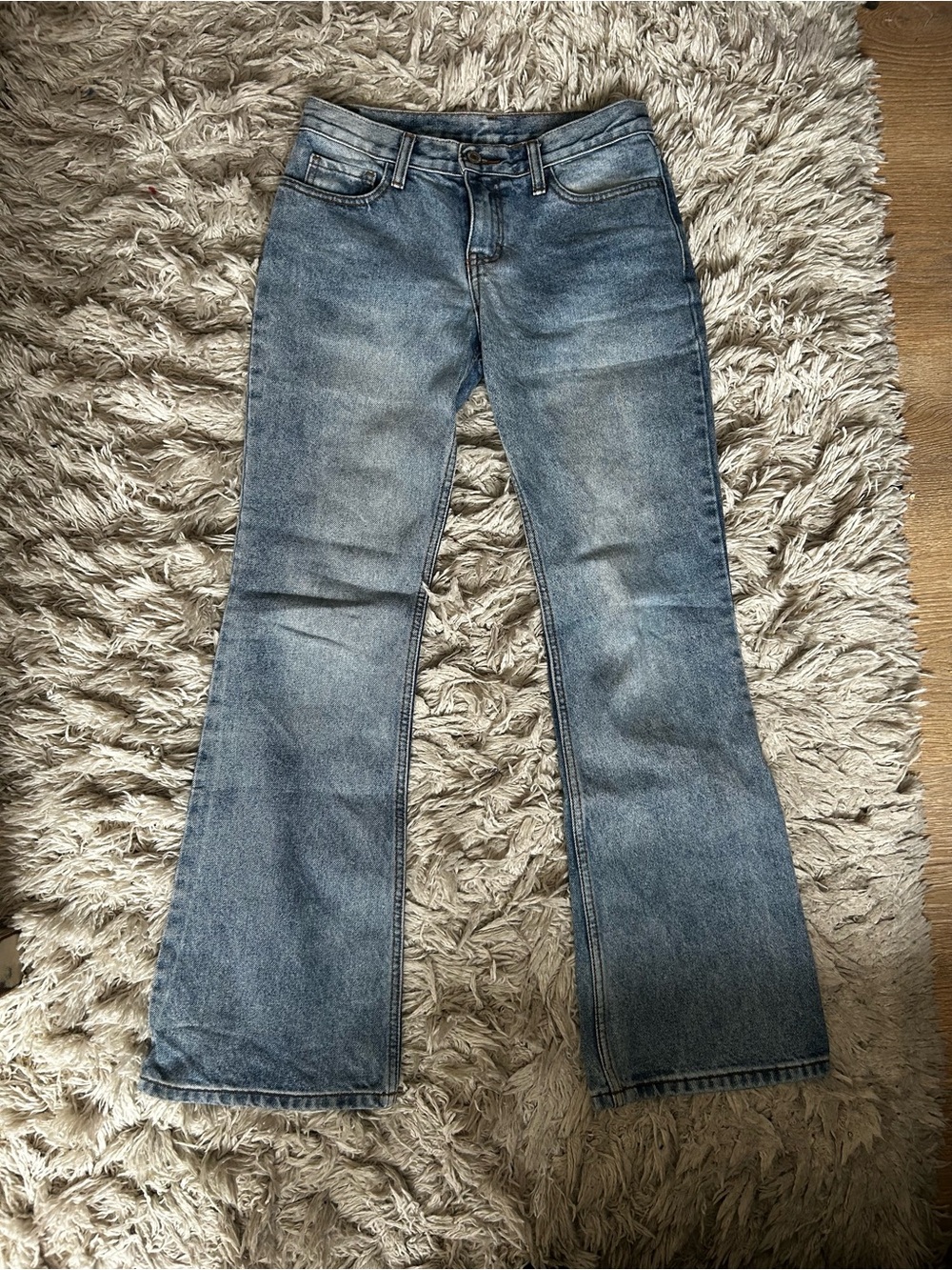 Brandy Melville / John Galt women’s Classic Flare Jeans in Light Blue